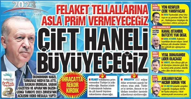 Çift haneli büyüyeceğiz