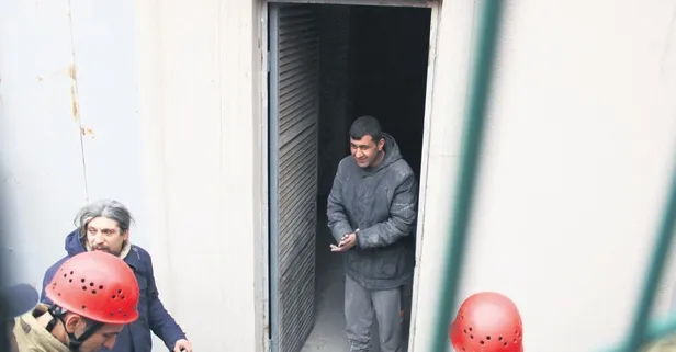 Trafoda mahsur kalan kişi kurtarıldı