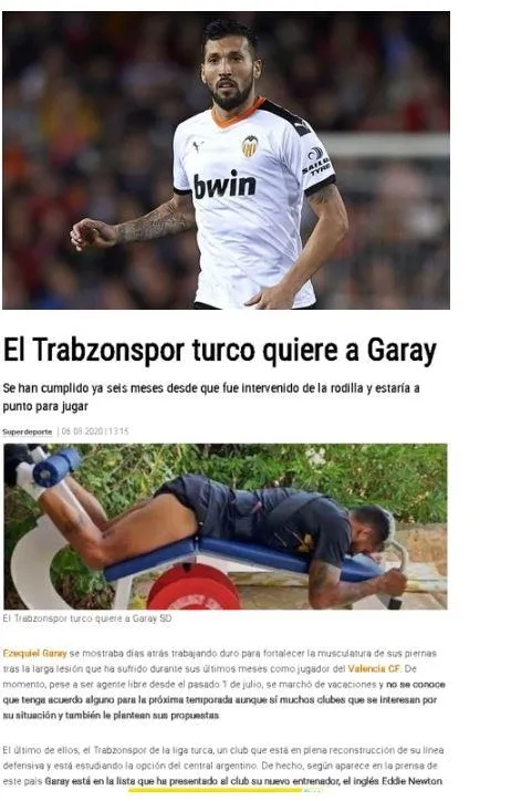 Yıldız isim Trabzonspor'a! Fırtına'da Ezequiel Garay sesleri-1