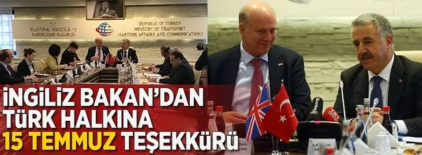 İngiliz Bakan Graylingden Türk halkına 15 Temmuz teşekkürü