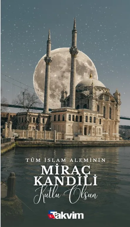 En anlamlı, resimli, yazılı, kısa, ayetli kandil mesajları! 2024 MİRAÇ KANDİLİ MESAJLARI - İşte Miraç Kandili mesajı-9