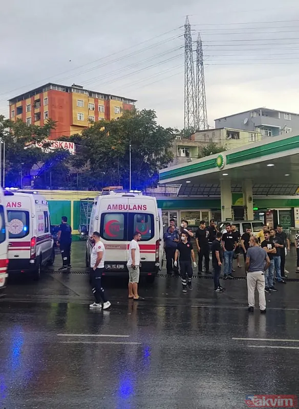Avcılar'da facianın eşiğinden dönüldü: İETT otobüsü benzin istasyonuna daldı - 1