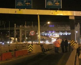 FSM’de 4 şerit trafiğe kapatıldı