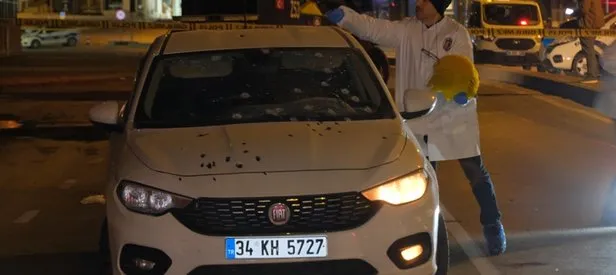 Işıkta duran araca silahlı saldırı