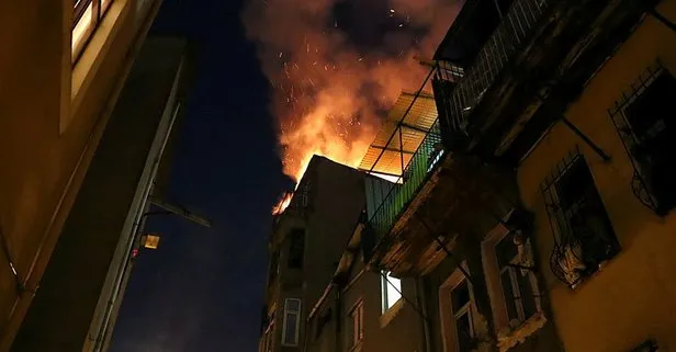 Beyoğlu’nda yangın paniği