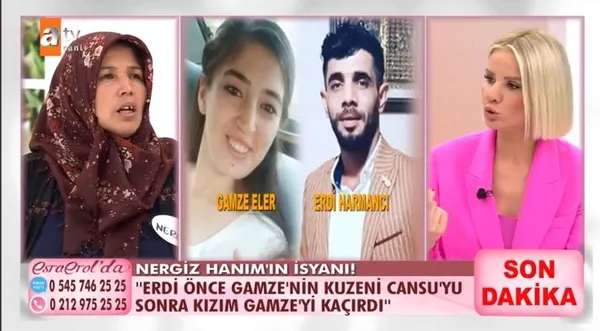 1670432551661.jpg Anne terliği stüdyoyu karıştırdı! 7 ay önce şikayetçi olduğu evli ve çocuklu sevgilisiyle Esra Erol’a katılan Gamze annesini çileden çıkardı!-5