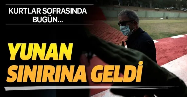 Son dakika: Milli Savunma Bakanı Hulusi Akar ve komuta kademesi Yunanistan sınırına geldi