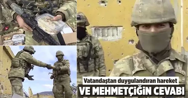 Afrinde Mehmetçikten mesaj var