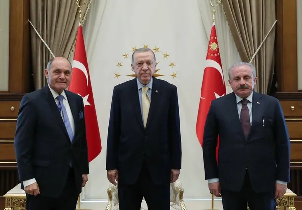 Başkan Erdoğan'dan dikkat çeken kabul: Avusturya Meclis Başkanı Wolfgang Sobotka ile görüştü-1
