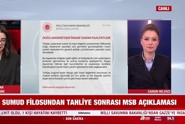Küresel Sumud Filosu MSB'ye emanet!