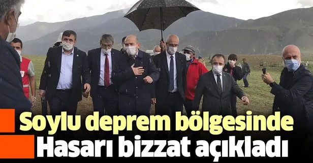 Son dakika: İçişleri Bakanı Süleyman Soylu Bingöl’deki depreme ilişkin son durumu paylaştı