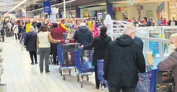 Market alışverişinde son dakikacıyız