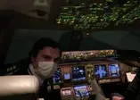 CoronaVac'ı taşıyan pilotumuz havada konuştu