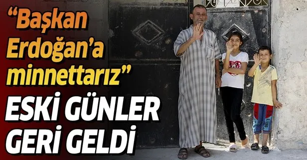 İdlib’deki hayalet kasaba, TSK ile eski günlerine döndü! Başkan Erdoğan’a minnettarlar