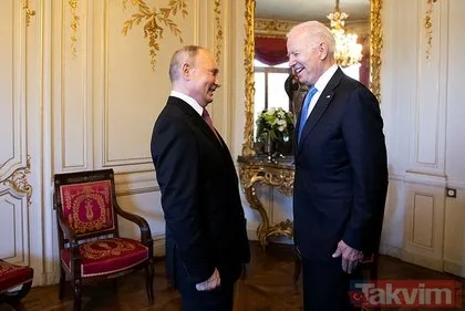Dünyanın konuştuğu Biden - Putin görüşmesine protesto damga vurdu! Kimliği ise şoke etti!