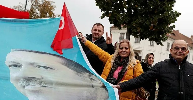 Macaristan'da Başkan Erdoğan coşkusu