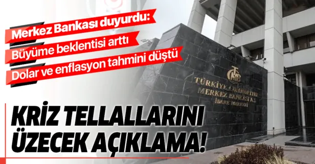 Merkez Bankası yıl sonu tahminini açıkladı!