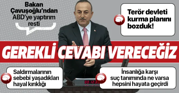 Son dakika: Bakan Çavuşoğlu’ndan Barış Pınarı Harekatı ile ilgili önemli açıklamalar