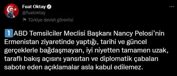 Cumhurbaşkanı Yardımcısı Oktay'dan ABD'ye Ermenistan tepkisi: Asla kabul edilemez-3