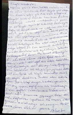 FETÖ'cü hakimin 'çözülmeyin notu' tellere takıldı