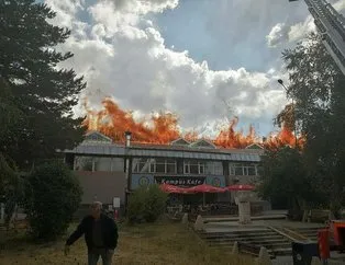 Atatürk Üniversitesi’nde korkutan yangın!