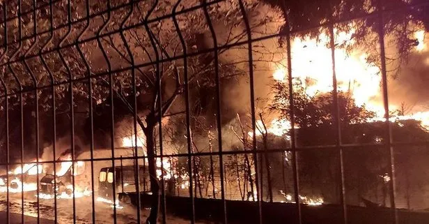Son dakika: İstanbul Başakşehir’de korkutan yangın! 8 saat sonra söndürüldü
