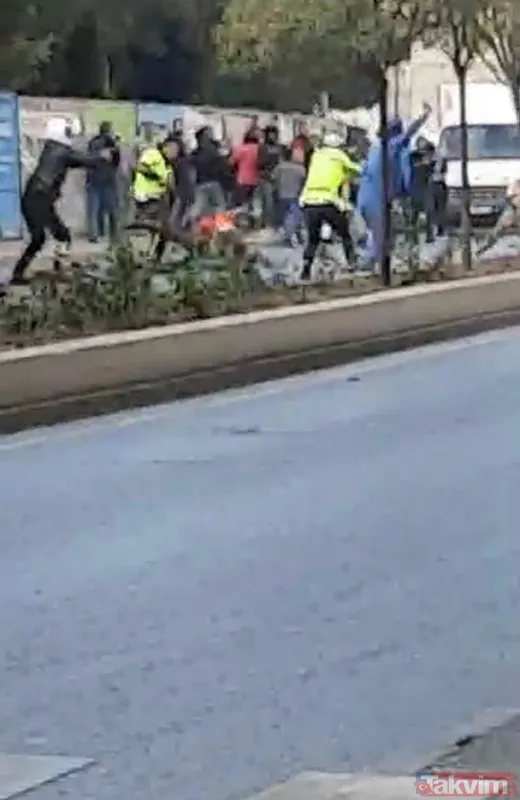 Ümraniye'de dehşet anları! Otomobilini yakıp polise bıçakla saldırdı... Ölü ve yaralılar var - 4