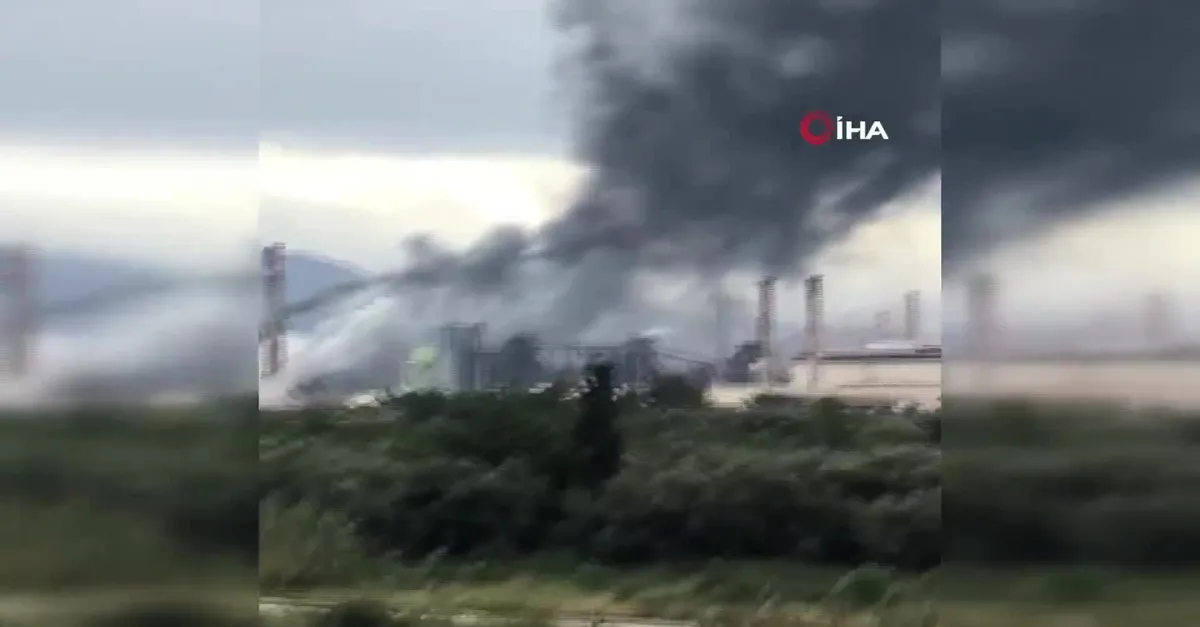 Hatay'daki fabrikada korkutan patlama!