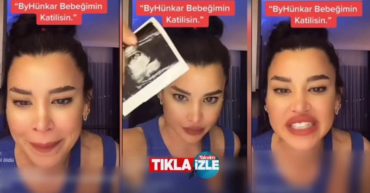 TikTok fenomenleri gözaltına alındı! Çağla Çağlayan haykırdı: ''Bay Hünkar  bebeğimin katilisin!'' videosunu izle | Takvim TV