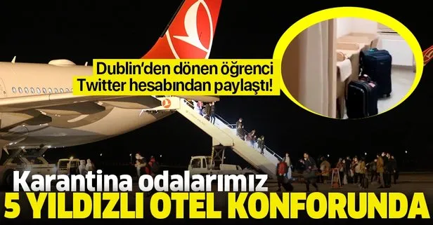 İrlanda’dan gelen öğrenci Ayten Sevil’den teşekkür: Odalarımız 5 yıldızlı otel konforunda