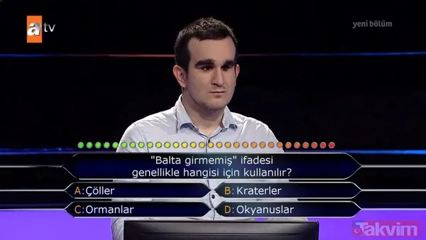 Helal olsun gönül gözüyle görenlere! Kim Milyoner Olmak İster'de geceye Mustafa Keskin damgası - 13