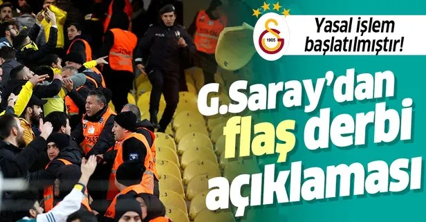 Son dakika: Galatasaray’dan Fenerbahçe derbisiyle ilgili flaş açıklama