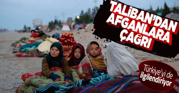 Taliban’dan ülkeden kaçan Afgan mültecilere çağrı! Güvenlik ve huzur sağlandı ülkenize geri dönün