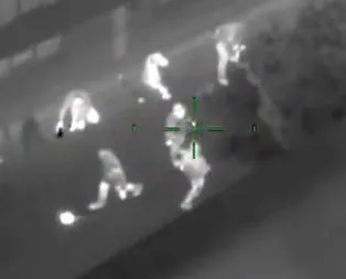 Bağlar’daki terör saldırısı havadan görüntülendi