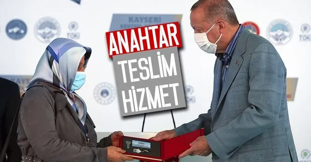 'Anahtar Teslim Töreni'nde müjdeyi verdi