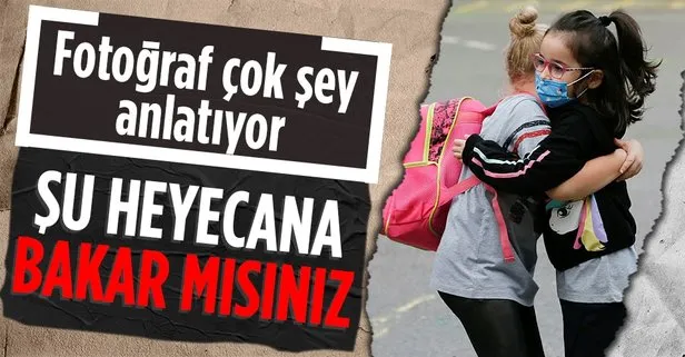 Başkan Erdoğan’ın normalleşme adımlarını açıklamasının ardından okul zilleri çaldı! Yüz yüze eğitim heyecanı