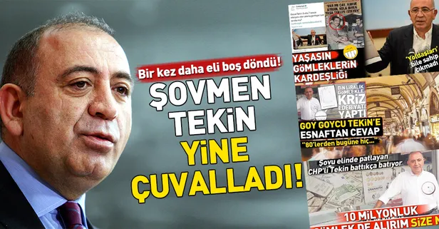 Gürsel Tekin yine çuvalladı