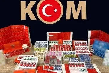 Kocaeli’de gümrük kaçağı milyonluk ilaç ve aşı ele geçirildi