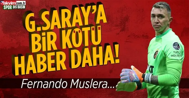 Transfer haberleri | Galatasaray’a bir kötü haber daha! Muslera...