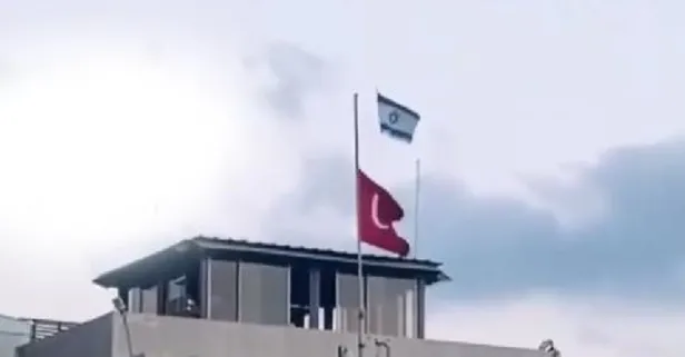 İsrail’den yeni skandal! Tel Aviv'de Türk bayrakları Haniye için yarıya inince tehdit etmişlerdi: Drone ile bayraklı provokasyon