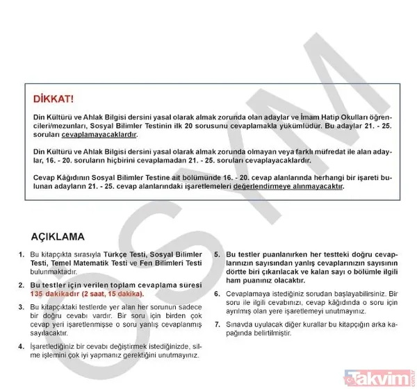 YKS çıkmış sorular ve cevaplar! 2018 YKS çıkmış sorular ve cevap anahtarı - 3