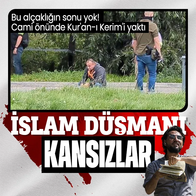 İsveçte bir Iraklı, cami önünde Kuran-ı Kerime saldırdı