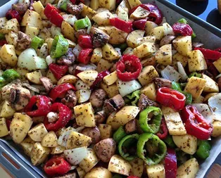 Fırında Karışık Sebze Tarifi