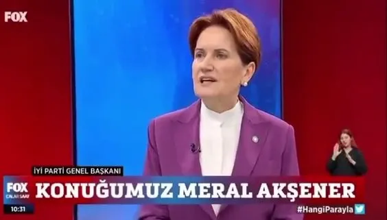 6’lı masaya Akşener’den adaylık bombası