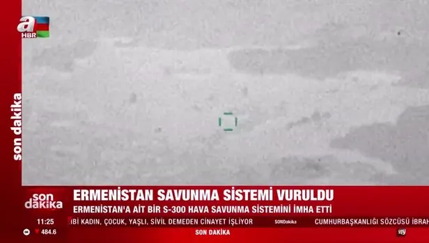 Azerbaycan, Ermenistan!a ait S 300 füze sistemi böyle imha etti! İşte vurma anı...