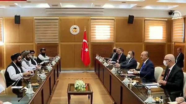 Dışişleri Bakanı Çavuşoğlu'ndan Taliban heyeti ile Ankara'daki görüşme sonrası açıklama: Batılılar gibi üst perdeden konuşmadık-4