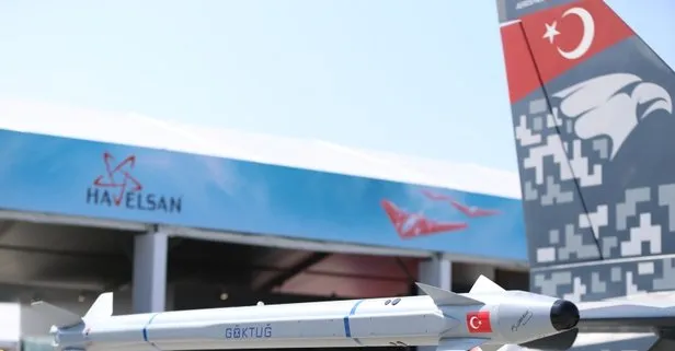 Türkiye’nin ilk hava-hava füzesi Göktuğ Teknofest’te sergilendi
