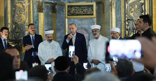 Başkan Erdoğan 5. yıl dönümünde paylaştı: "Ayasofya'nın dirilişini görmeyi bizlere nasip eden Rabb’ime sonsuz şükürler olsun"