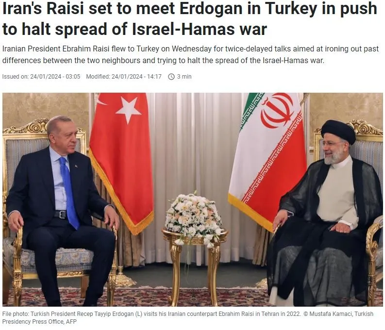 1706165557243.jpeg Başkan Erdoğan-Reisi görüşmesi dünya basınında! Gündem Gazze: Orta Doğu için istikrar sözü-4