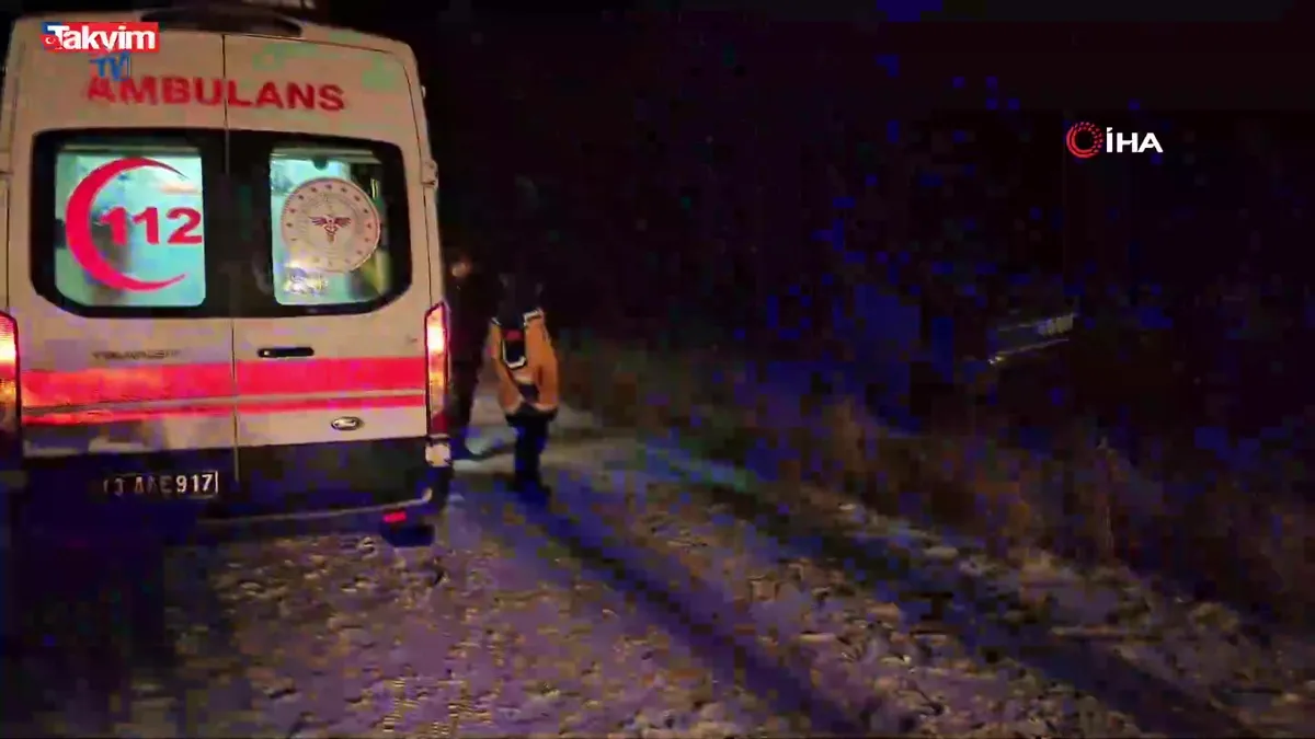 Bitlis’te minibüs kazası: 3 yaralı